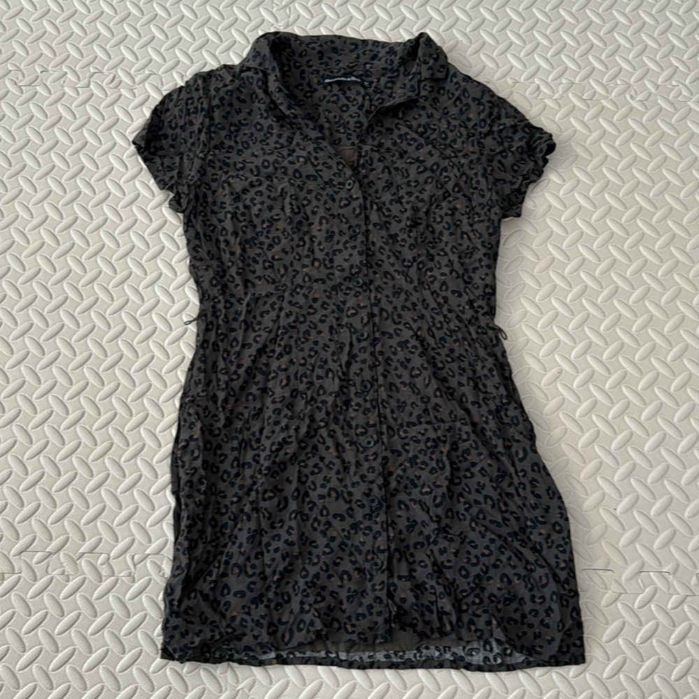 Abercrombie & Fitch Leopard Print Dress